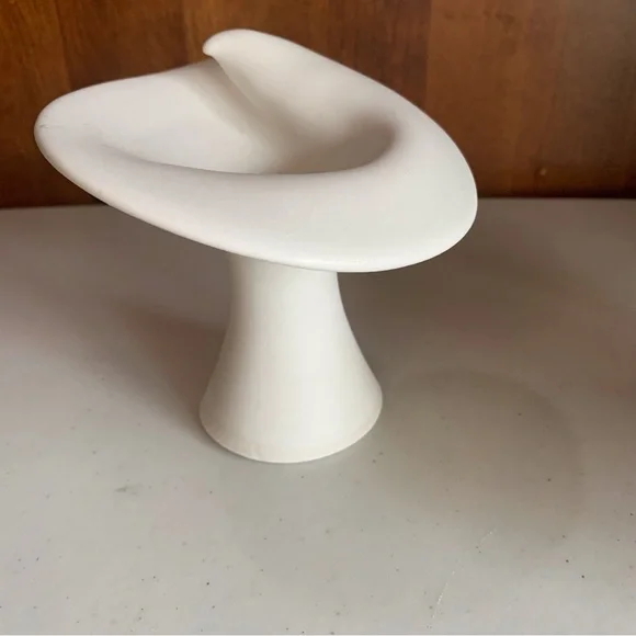 Set of 3 Calla Lily Tapered Candle Holders Studio Artist Pottery signed - Picture 5 of 10